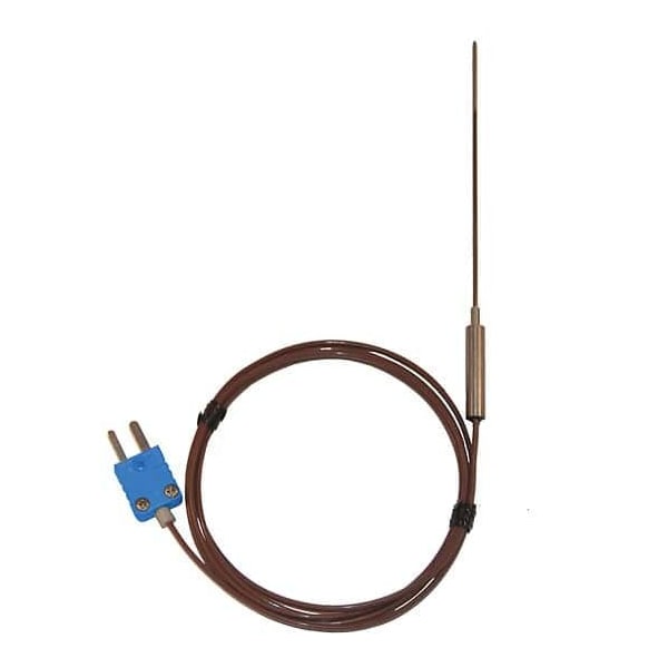 Hypodermic Thermocouple, 4" L/0.063" Dia